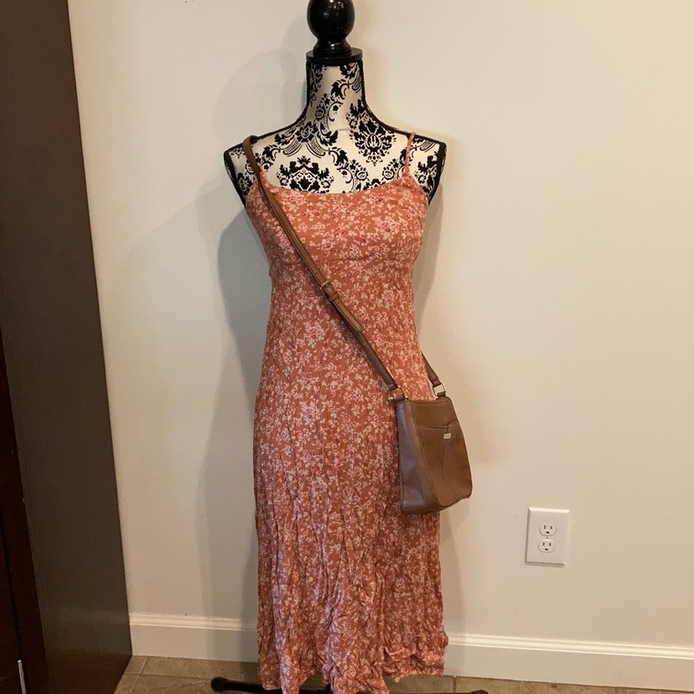 A peach colored dress by rabbit rabbit rabbit Sz S